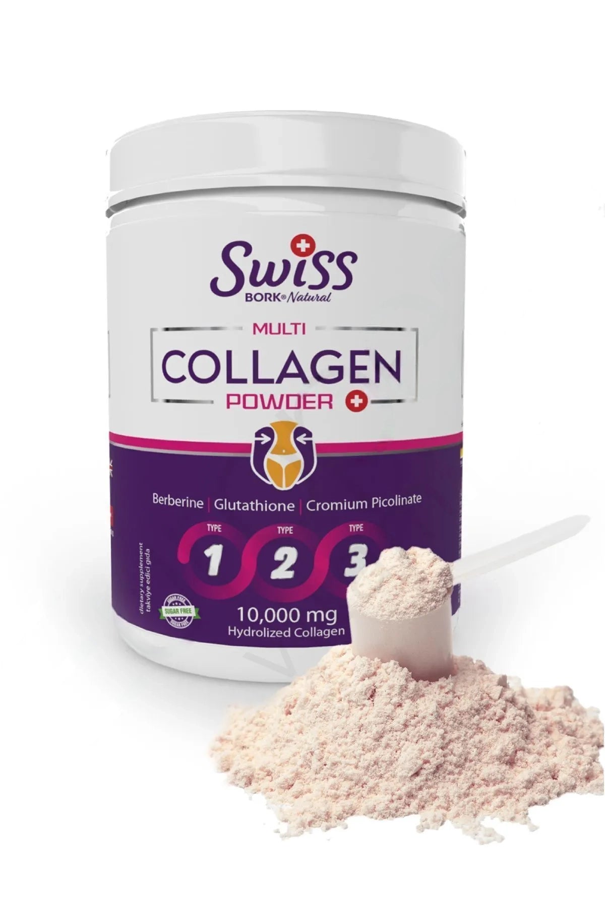 Swiss Bork Natural Bork Multi Collagen Powder 330 gr Multivitamin Rich Lujain Beauty Swiss Bork Natural Bork Multi Collagen Powder 330 gr Multivitamin Rich Lujain Beauty