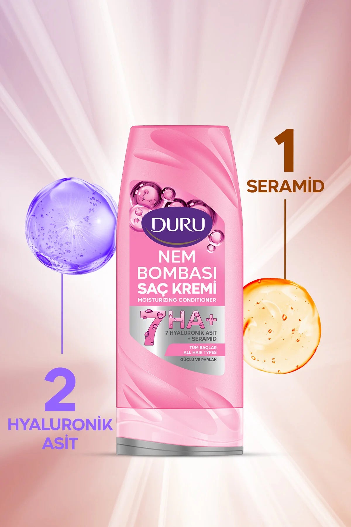Duru Moisture Bomb Hair Conditioner 2x385ml