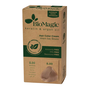 Bio Magic Organic Herbal Hair Dye – Ammonia Free - 8.00 Light Auburn - Lujain Beauty
