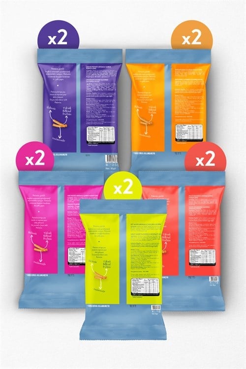 Mixed Chickpea Chips Set 50 gx 10 Pieces | Patiswiss