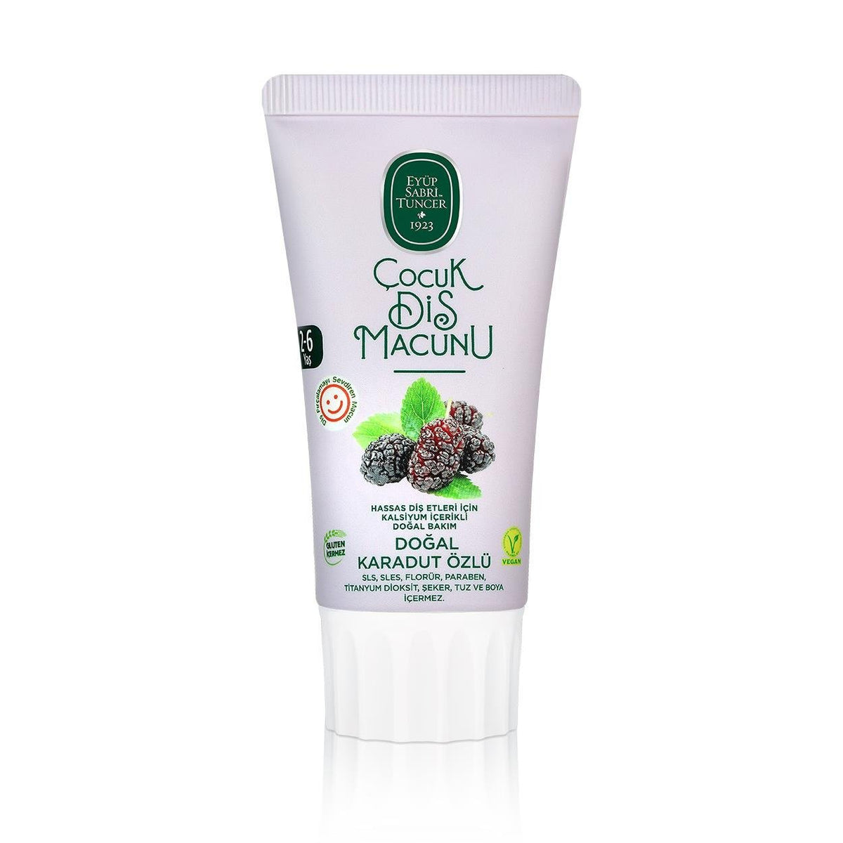 Natural Black Mulberry Extract 2-6 Years Old Children's Toothpaste 60 ml | Eyup Sabri Tuncer
