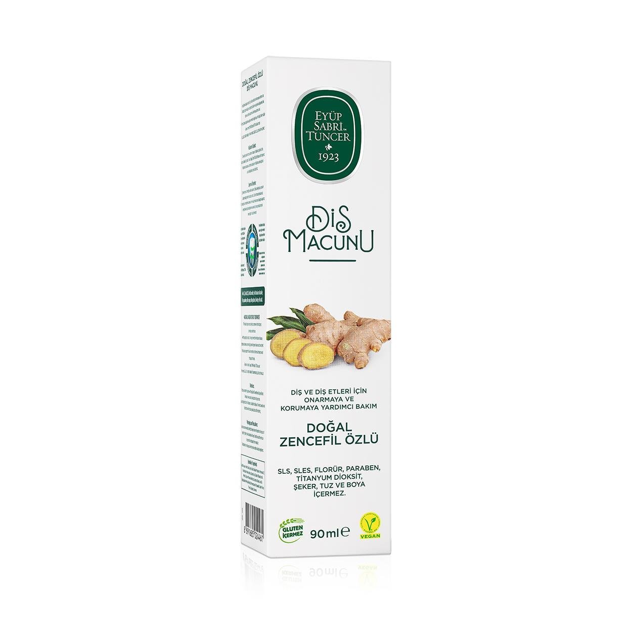 Natural Ginger Extract Toothpaste 90 ml | Eyup Sabri Tuncer