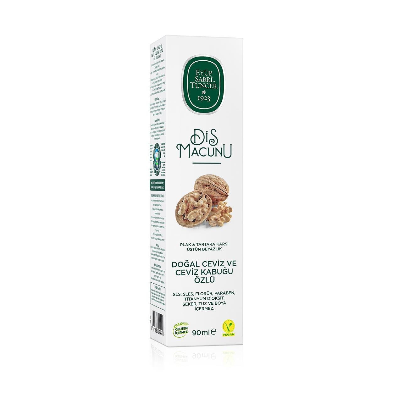 Natural Walnut and Walnut Shell Toothpaste 90 ml | Eyup Sabri Tuncer