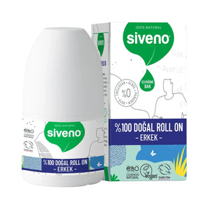 Siveno Natural Men's Roll-On Deodorant 50 ml - 1 Piece - Lujain Beauty