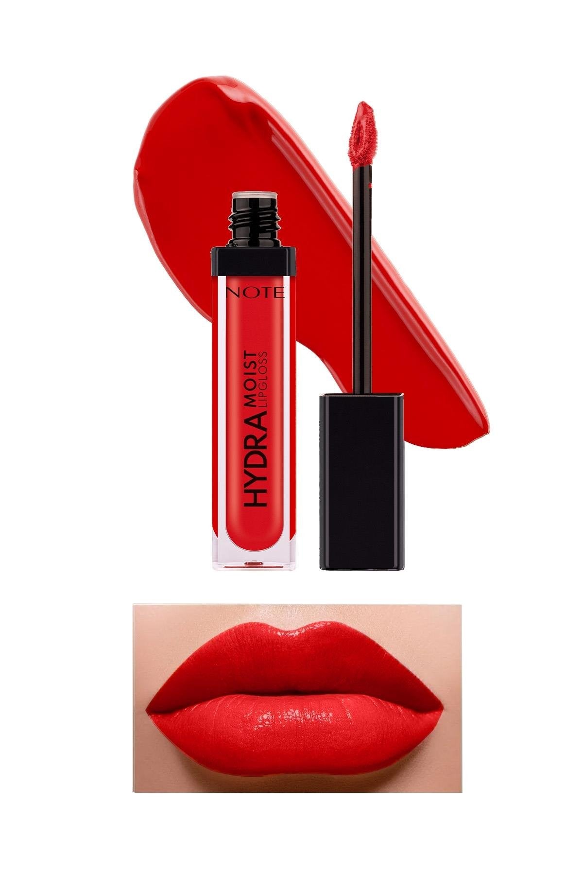 Note Hydramoist Lipgloss 09 Heartbreaker Moisturizing Lip Gloss - Red