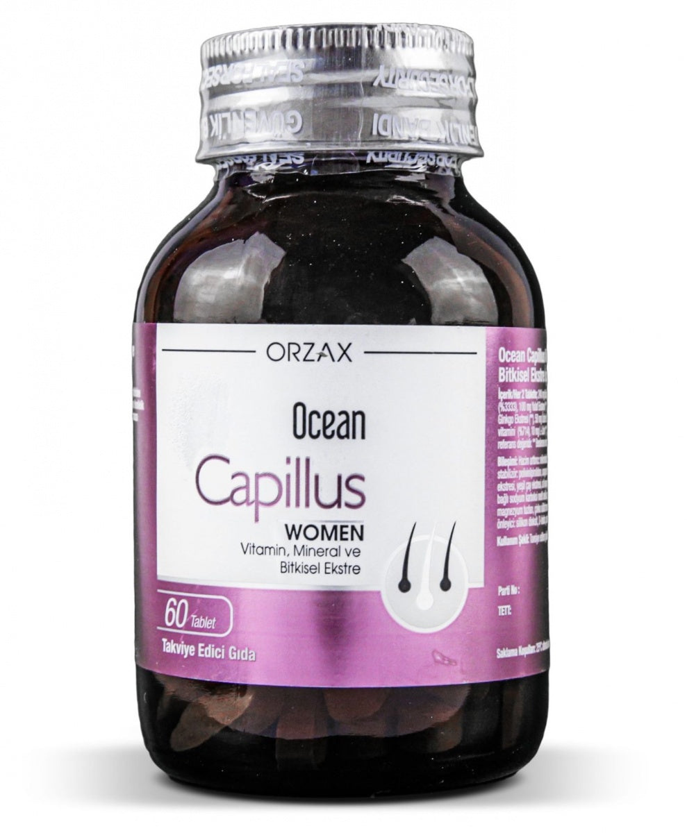 Orzax Ocean Capillus Women Vitamins for growth and against hair loss 60 tablets