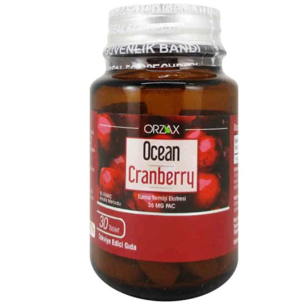 Orzax Ocean Cranberry Cranberry Extract 30 Tablets