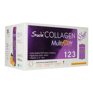 Ready-to-Drink Liquid Collagen Multiform Orange Flavored 40 ml X 30 Shots Suda Collagen
