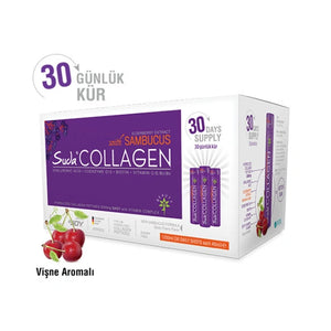 Ready-to-Drink Liquid Hydrolyzed Collagen Peptides 40 ml X 30 Shots Sambucus Nigra Suda Collagen