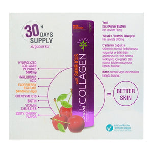 Ready-to-Drink Liquid Hydrolyzed Collagen Peptides 40 ml X 30 Shots Sambucus Nigra Suda Collagen