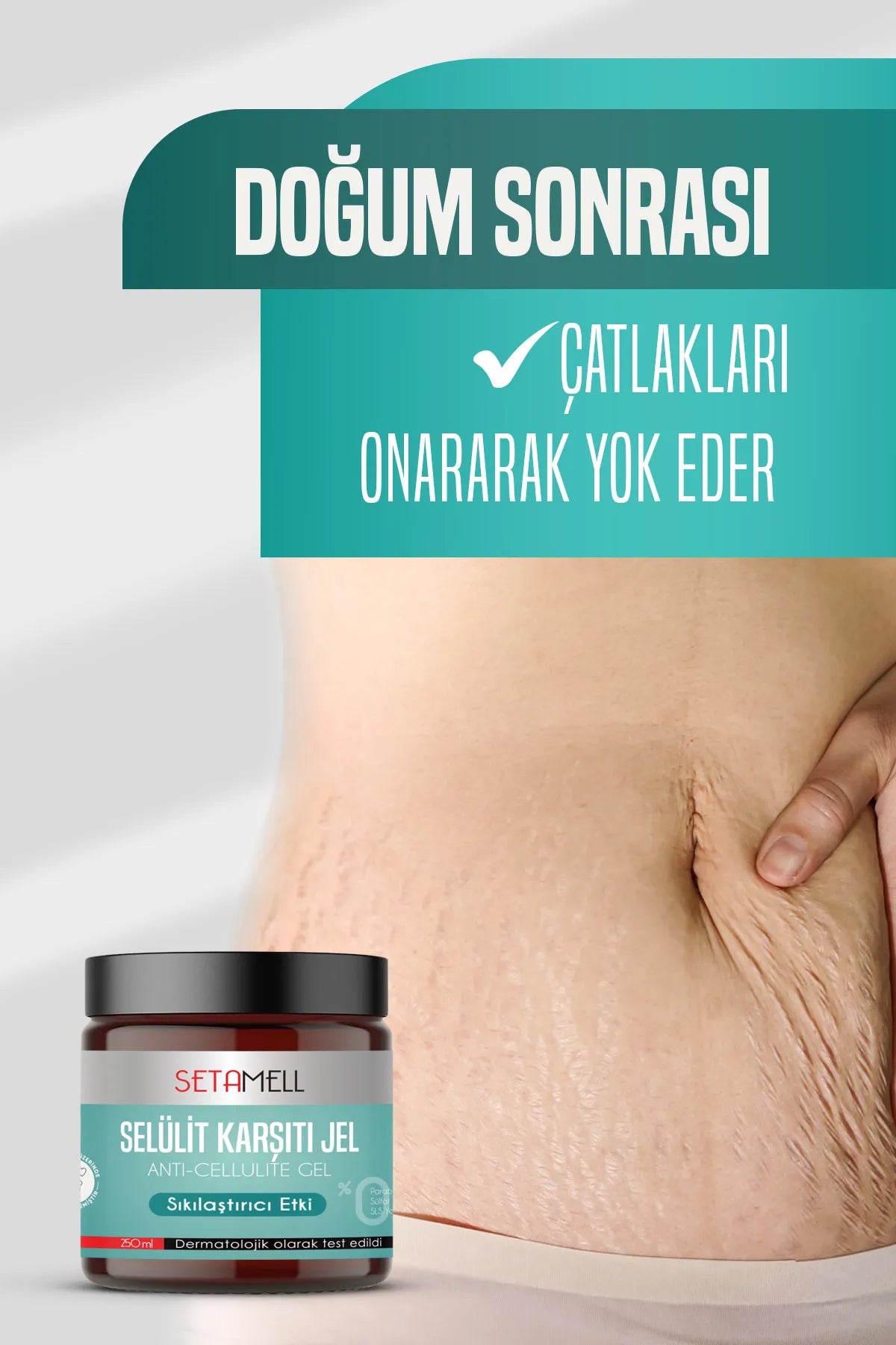 Setamell Cellulite and Stretch Marks Removal Body Shaping Firming Gel 250 ml