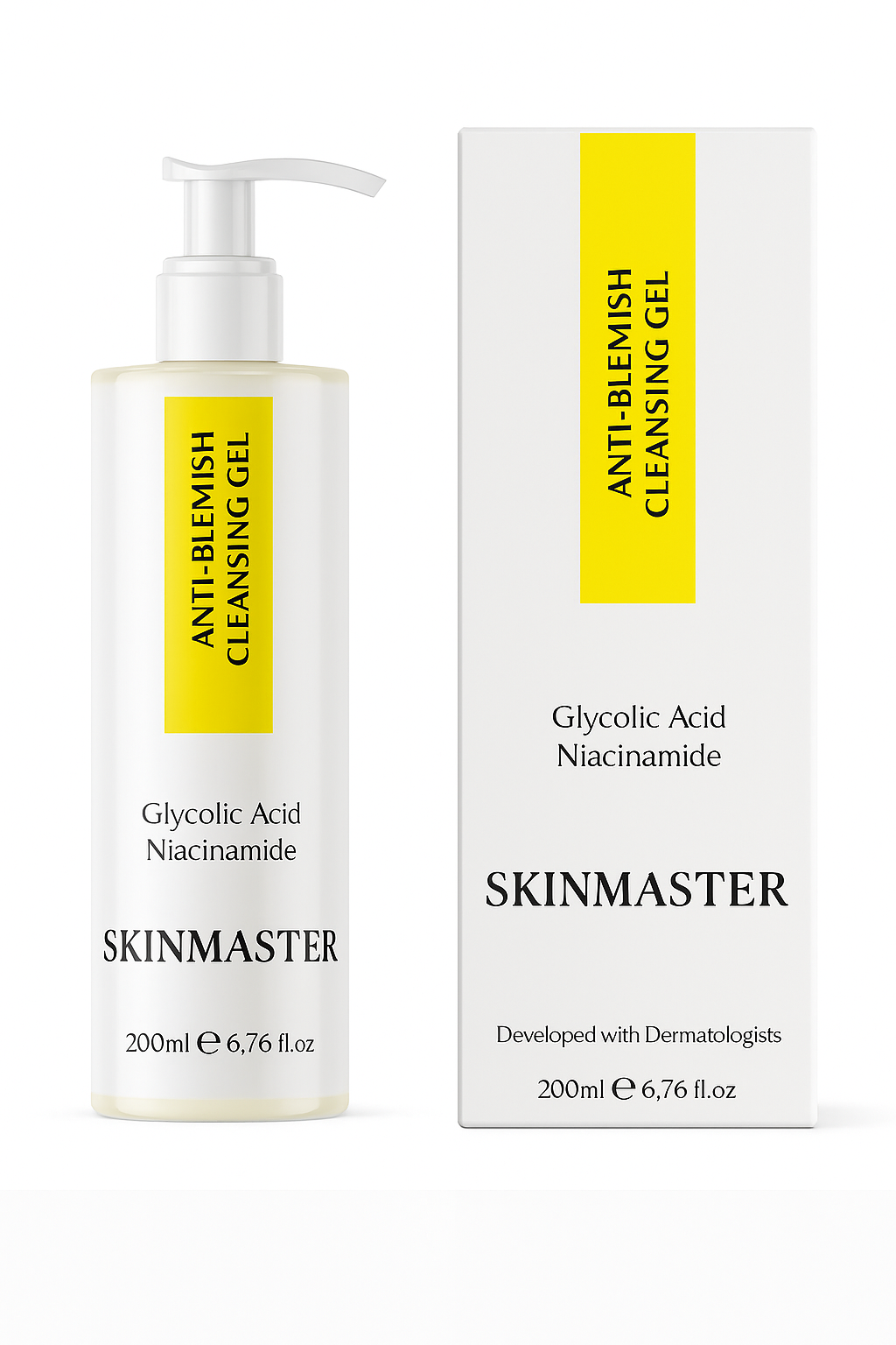 Skin Master AntiโBlemish Brightening Cleansing Gel โ 200โฏml
