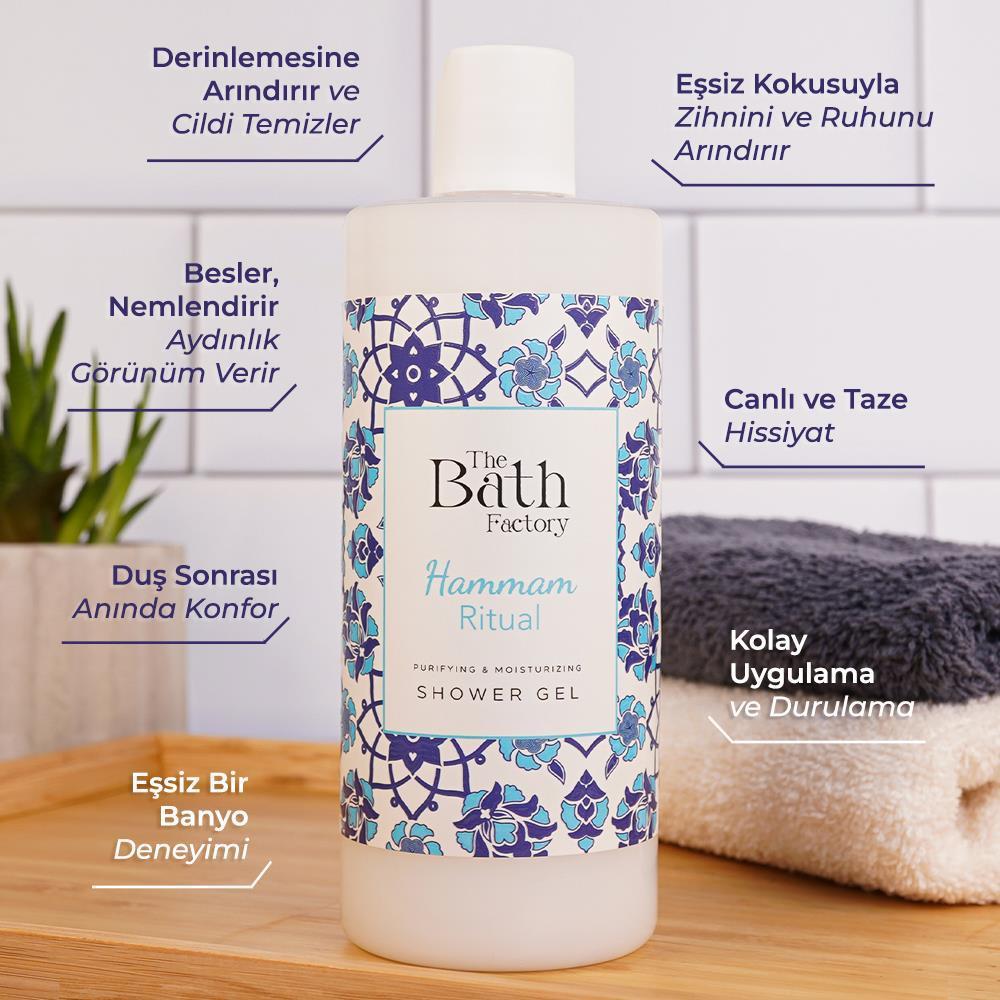The Bath Factory Moisturizing and Nourishing Hammam Shower Gel 400 ML