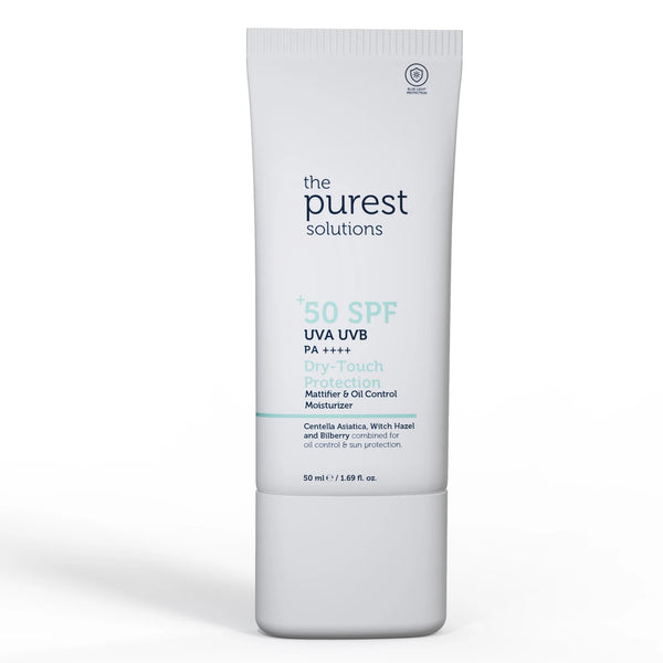 The Purest  Solutions Matte Finish Sunscreen For Oily Skin 50+ Spf Dry-Touch Protection 50 ml