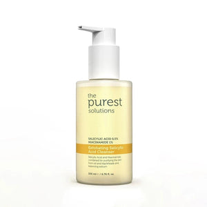 Anti Acne And Blackheads Purifying Cleansing Gel For Oily And Combination Skin 200 Ml (0,5% Salicylic Acid, 1% Niacinamide) - The Purest Solutions - Lujain Beauty