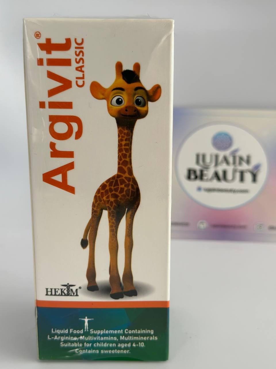 Argivit Classic Multivitamin Syrup 150 ml - Lujain Beauty