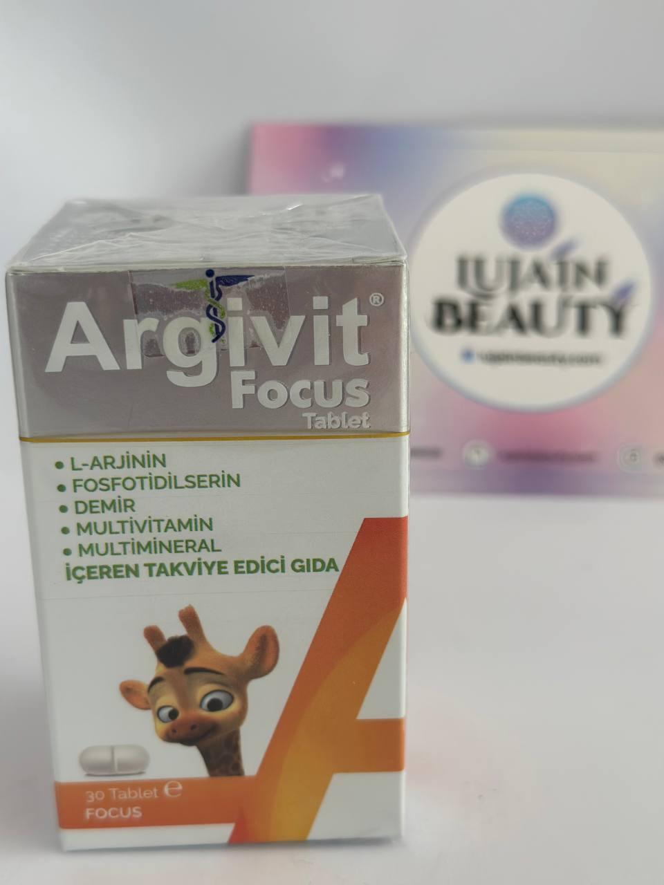 Argivit Focus Multivitamin Supplement 30 Tablet - Lujain Beauty