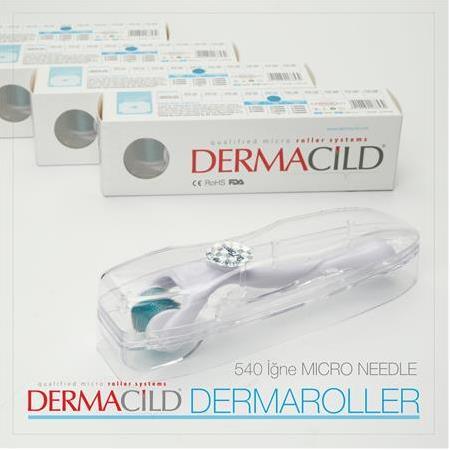 Dermacild 540 Needle Titanium Dermaroller | Derma Micro Roller - 0.25MM - 0.25MM - Lujain Beauty