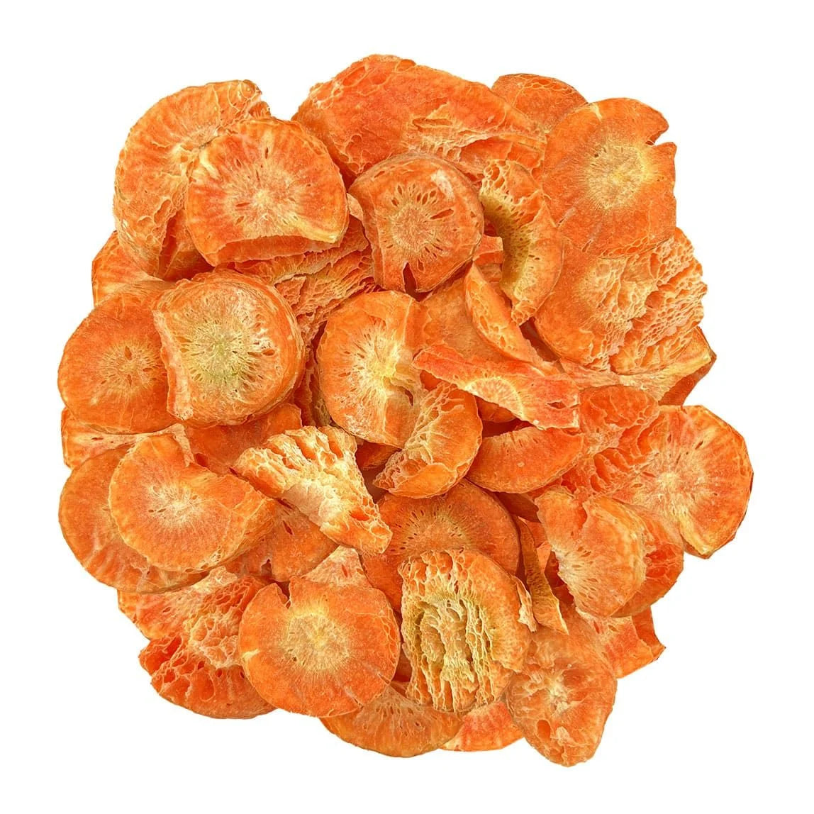 Freeze Dried Carrot Dried Fruit Chips - 15gr | Dokuru