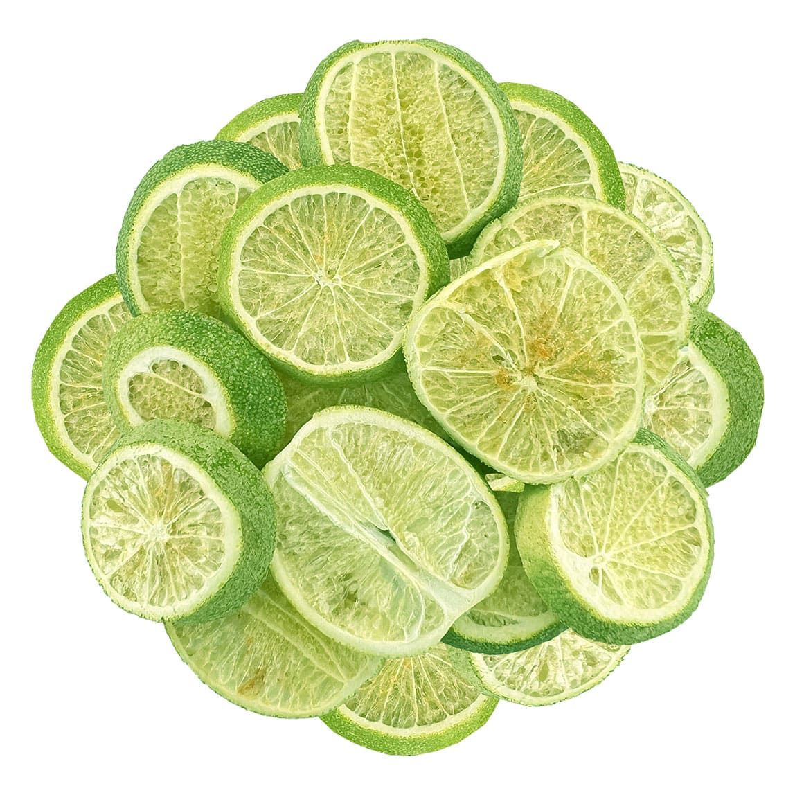 Freeze Dried Lime Dried Fruit Chips - 15gr | Dokuru