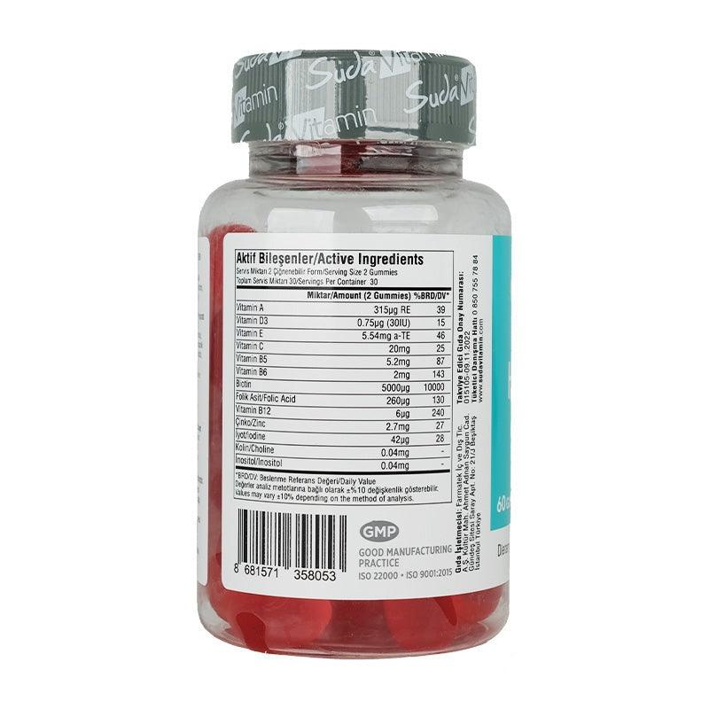 Gummy Lab Hair Vitamins 60 Gummies