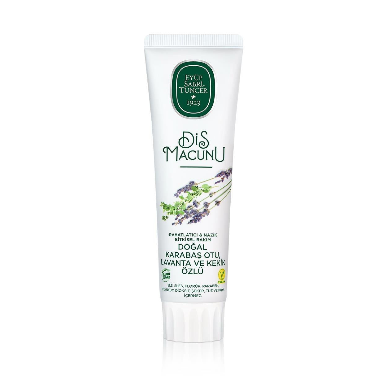 Natural Black Pepper, Lavender and Thyme Extract Toothpaste 90 ml | Eyup Sabri Tuncer