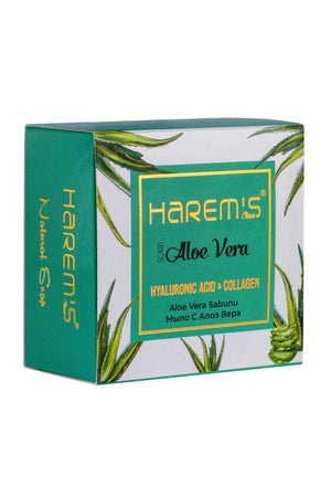 Harem's Ottoman Aloe Vera Soap With Hyaluronic Acid 120 g - Lujain Beauty