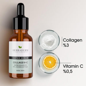 Herbaderm Superserum Collagen+C Face Serum 30 ml - Lujain Beauty