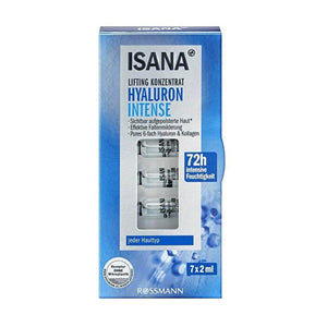 ISANA Hyaluronic Intense Maintenance Ampoules, 7 Ampoules - Lujain Beauty
