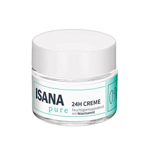 ISANA Pure Moisturizing Cream 24H Niacinamide 50 ml - Lujain Beauty