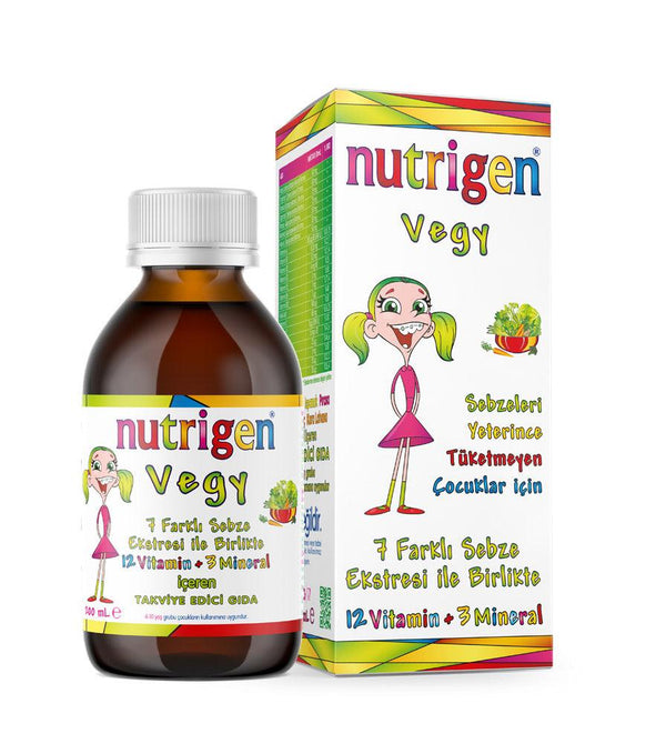 Nutrigen Vegy Multivitamin & Mineral 200 ml - Lujain Beauty