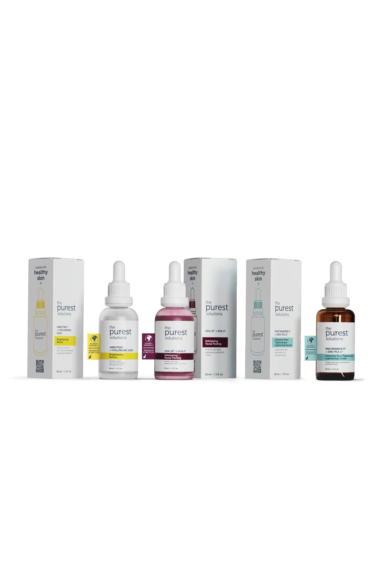 The Purest Solutions Anti-Blemish, Brightening And Acne & Sebum Balancing Care Set - Lujain Beauty