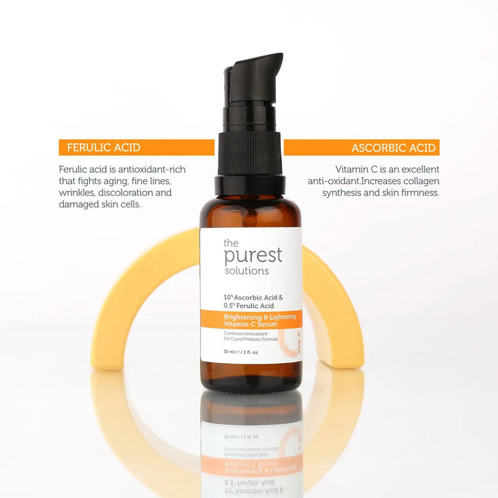 The Purest Solutions Brightening Tint Equalizing Vitamin C Serum 30 ml - Lujain Beauty