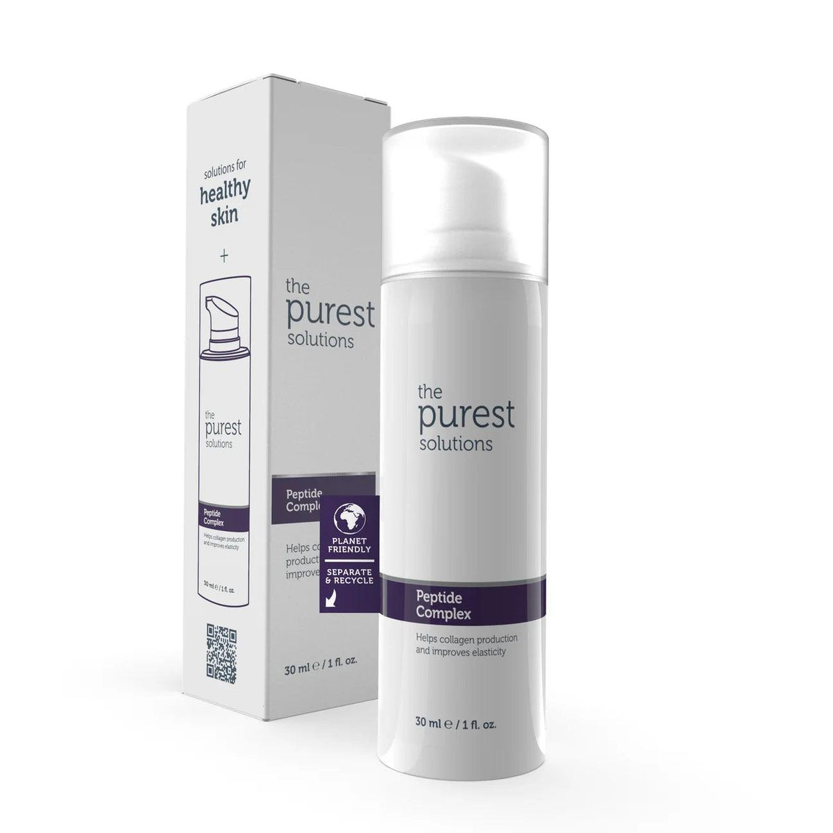 The Purest Solutions Skin Renewing Anti-Aging Repairing Peptide Skin Care Serum 30 Ml - Lujain Beauty