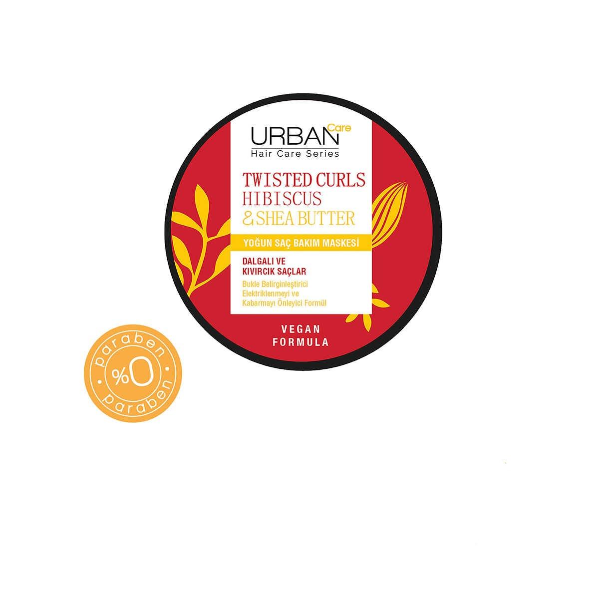 Twisted Curls Hibiscus & Shea Butter Intensive Hair Care Mask 230ml Urban Care