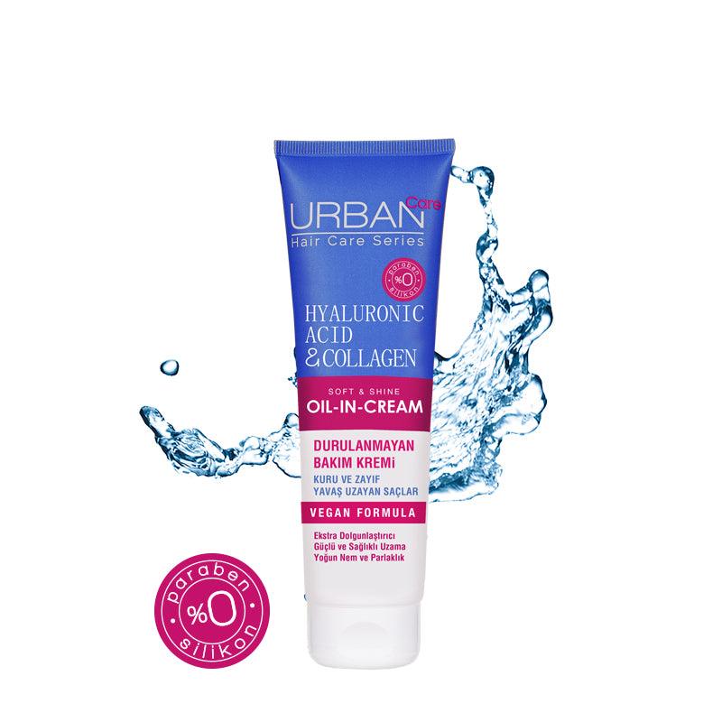 Urban Care Hyaluronic Acid & Collagen No-Rinse Hair Cream for Dry and Lifeless Hair 150 ml - Lujain Beauty
