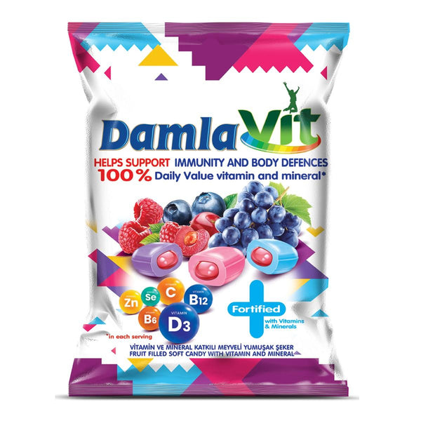 Multivamin and Mineral Soft Candy 90 gr | Damla Vit - Lujain Beauty