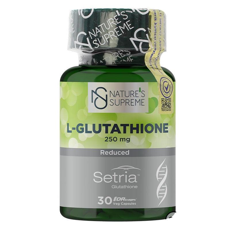 Nature's Supreme L-Glutathione 250 Mg 30 Capsules Lujain Beauty Nature's Supreme L-Glutathione 250 Mg 30 Capsules Lujain Beauty