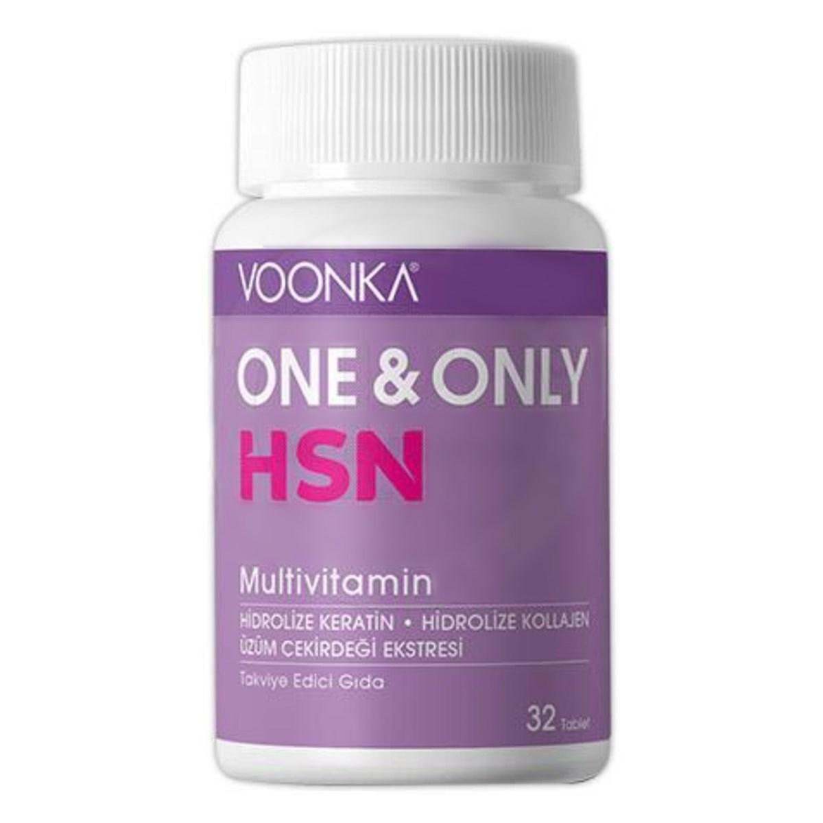 One And Only HSN Multivitamin 32 Tablet Voonka – Lujain Beauty