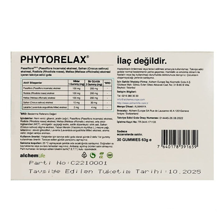 Alchemlife Phytorelax 30 Gummies