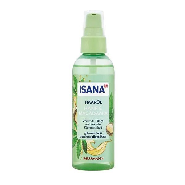 Isana Hair Care Oil Hemp & Macadamia Oil Extract 100ml