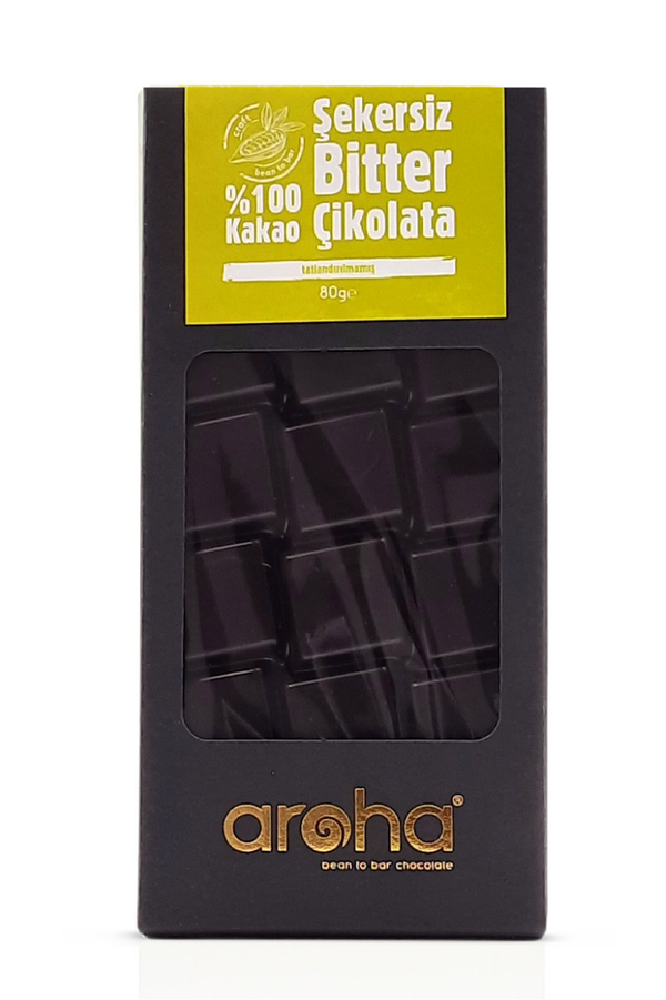 Sugar Free Gluten Free 100% Dark Chocolate - VEGAN-