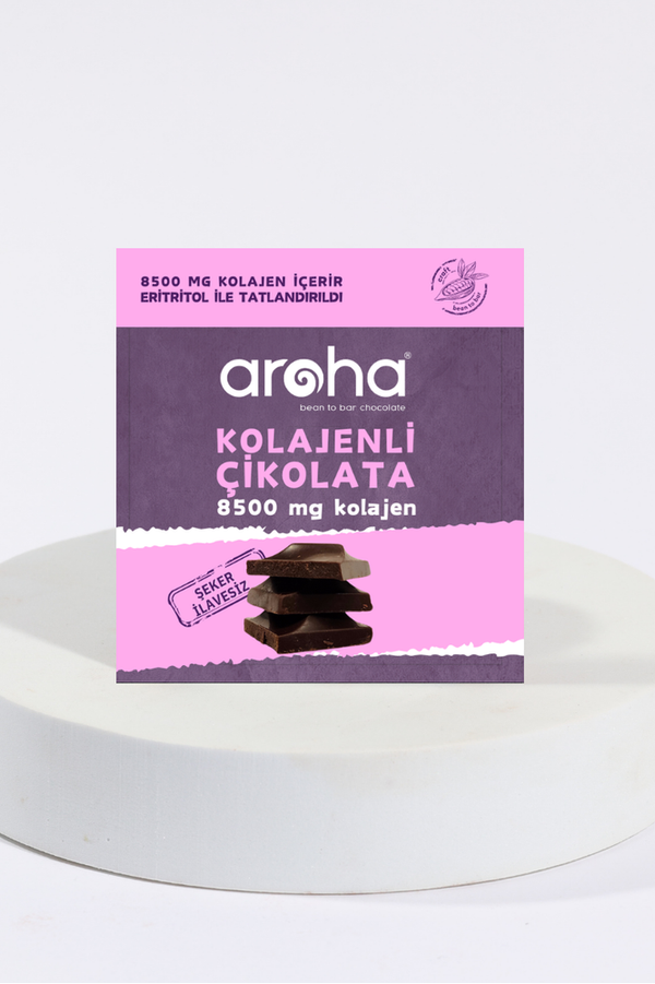 Collagen Sugar Free Chocolate - Beauty Collagen Chocolate 8500 mg | Aroha