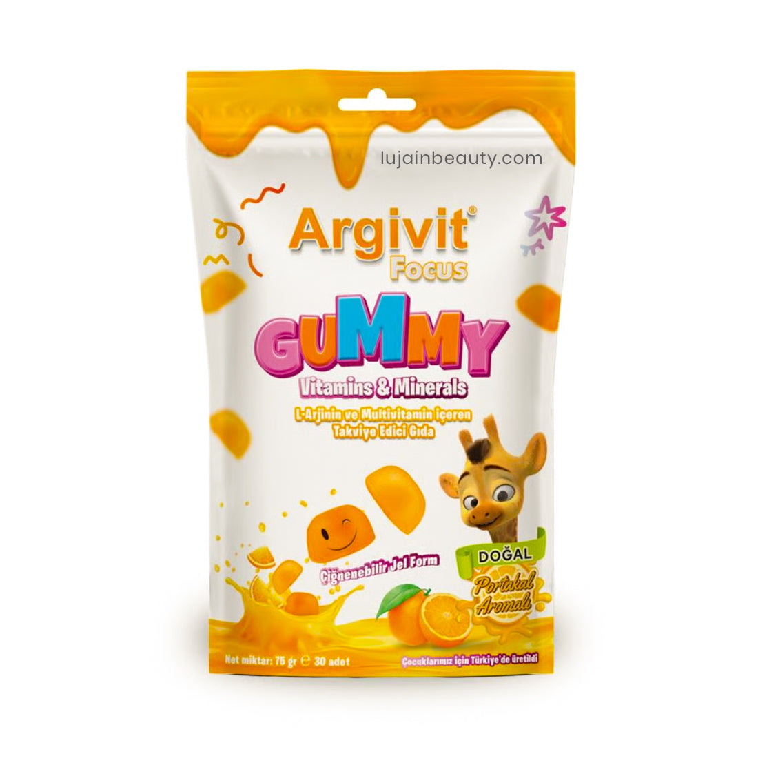 ArgivitFocusGummyFoodSupplementChewableForm30Pieces