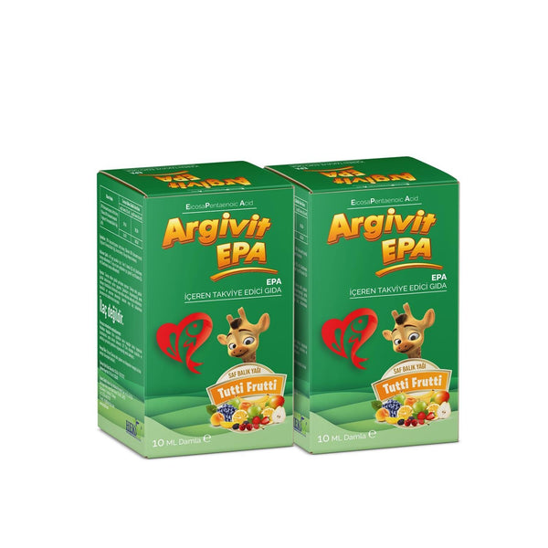 Argivit EPA Fish Oil in Triglyceride Form 10 ml Drops X2