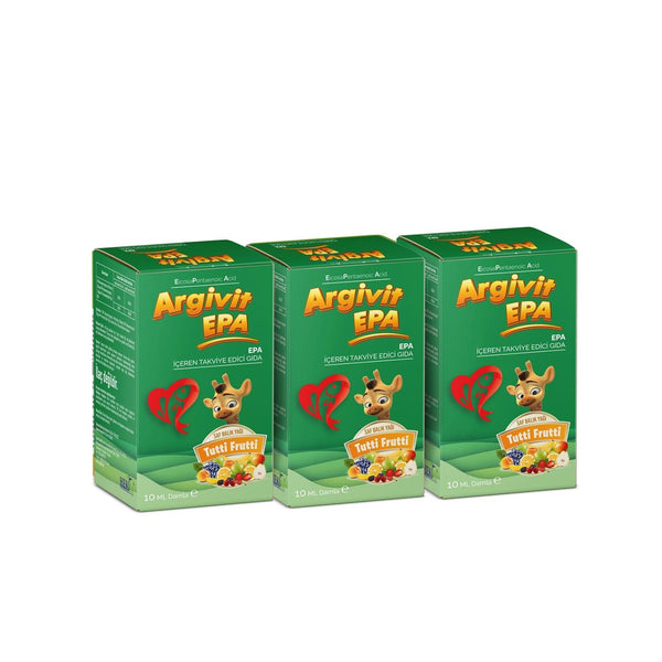 Argivit EPA Fish Oil in Triglyceride Form 10 ml Drops X3