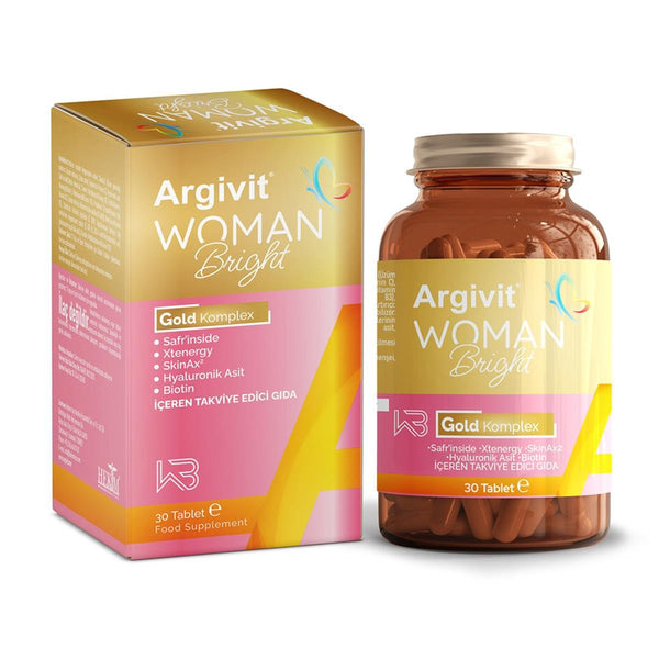Argivit Women Bright Gold Complex Food Supplement 30 Tablets