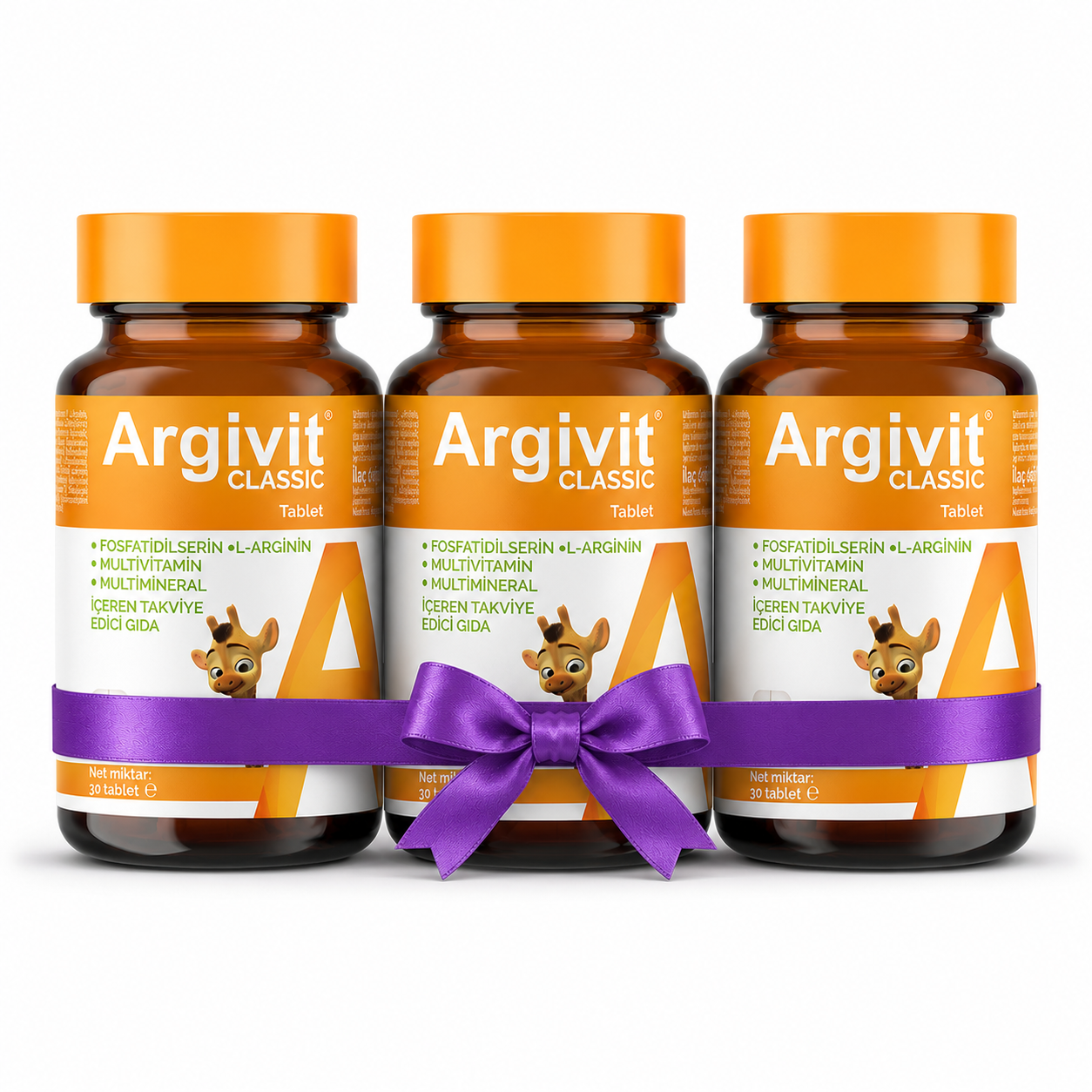 Argivit Classic Multivitamin Supplement 30 Tablet X 3