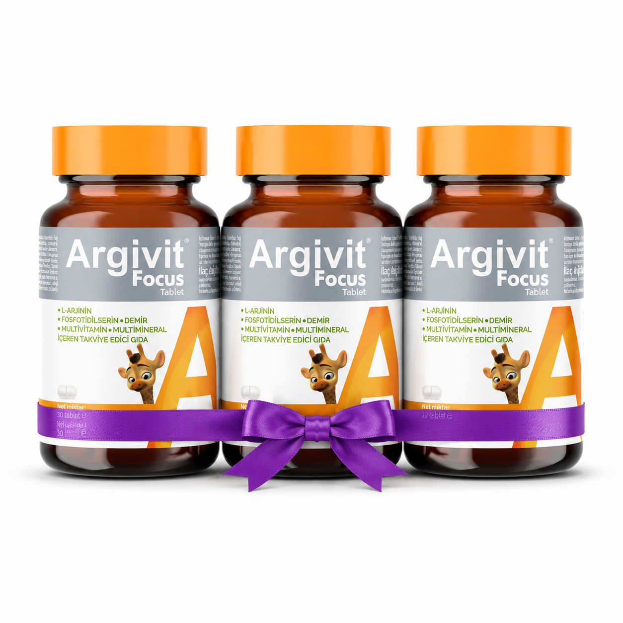 Argivit Focus Multivitamin Supplement 30 Tablet X 3