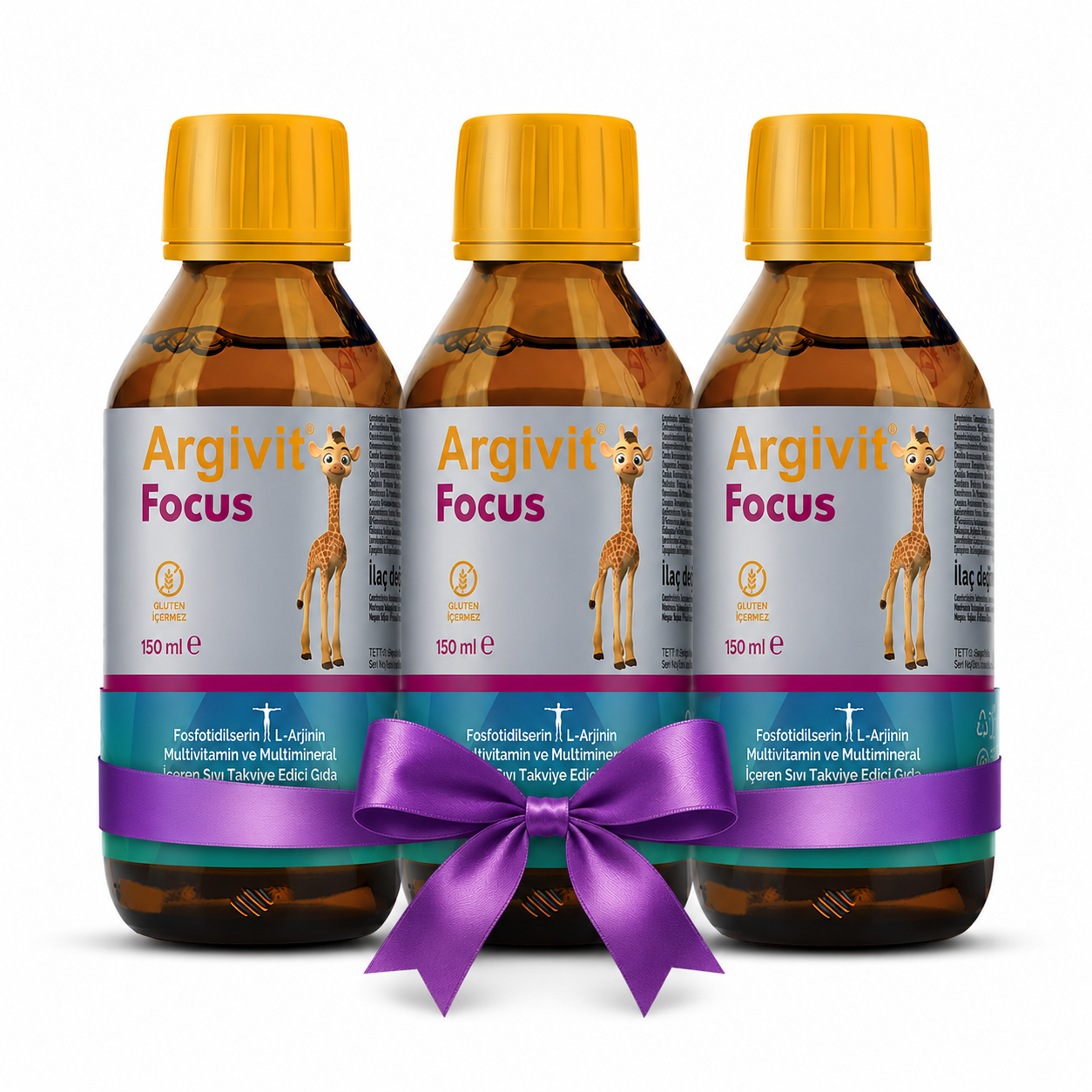 Argivit Focus Multivitamin Syrup 150 ml  X 3